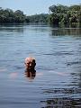 12 Taking a bath in the river